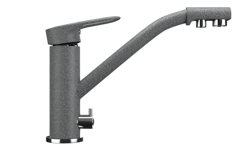 Смеситель для кухни Ulgran Classic U-010-309 на мойку серый