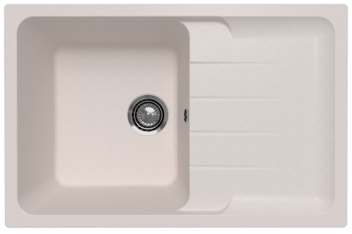 Кухонная мойка Ulgran Quartz Gerda 780-01 80х50 цвет белый