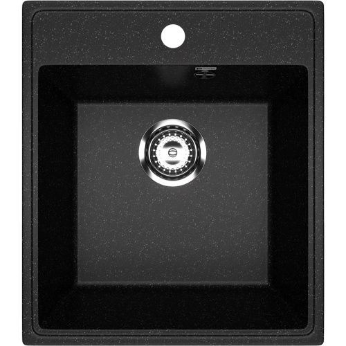 Кухонная мойка Ulgran Practik PR-M 425-004 45х50 цвет черный