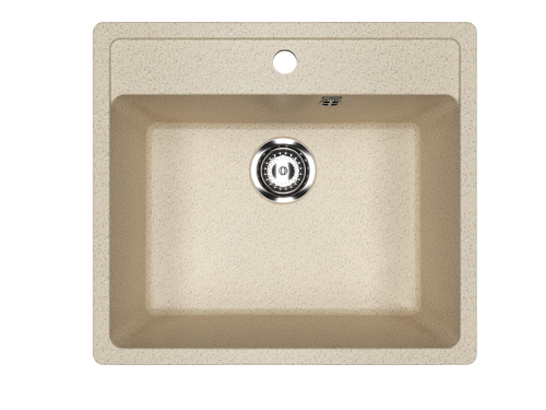 Кухонная мойка Ulgran Classic U-104-302 55х50 цвет бежевый