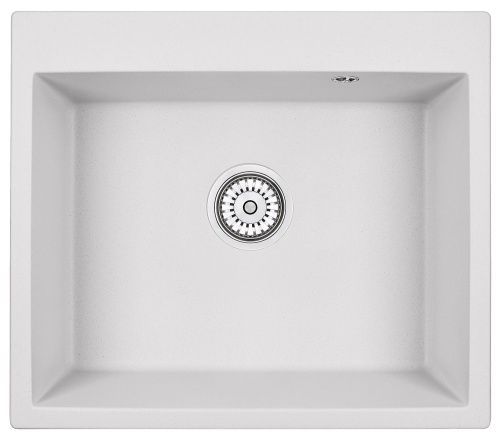 Кухонная мойка Granula 6001, АРКТИК 60х50 цвет белый поверхность матовая