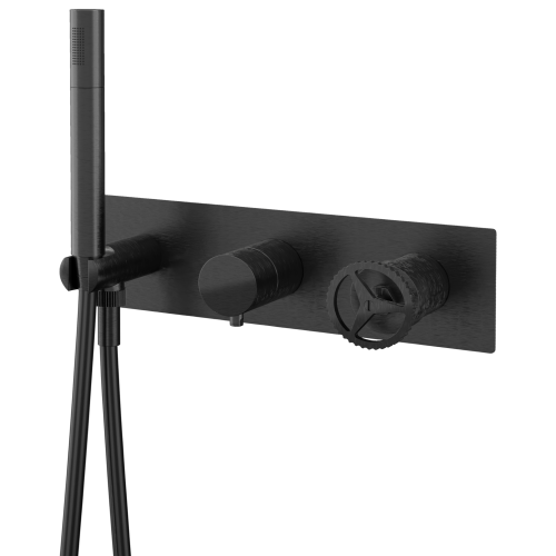 Смеситель для душа Remer Chrono CH97D3CFP встраиваемый в стену черный