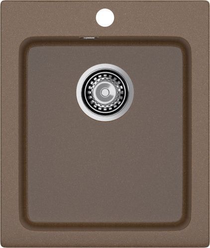 Кухонная мойка Granfest Praktik P-505 терракот 50х45 цвет коричневый поверхность матовая