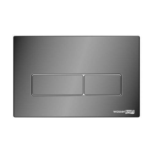 Клавиша смыва механическая Wasserkraft PB03 цвет черный