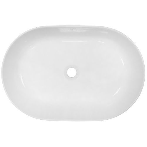 Раковина керамическая Creo Ceramique PUIMA PU4300 60 см накладная цвет белый