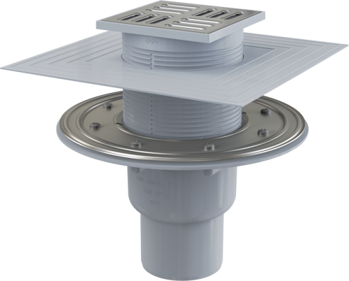 Душевой трап Alcadrain APV2324 20х20 хром