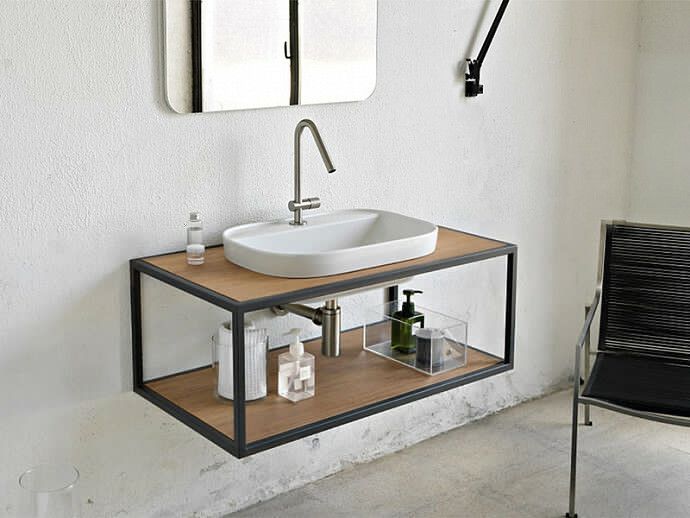 Раковина керамическая Scarabeo Glam 1805 60х40 встраиваемая цвет белый без отверстий под смеситель