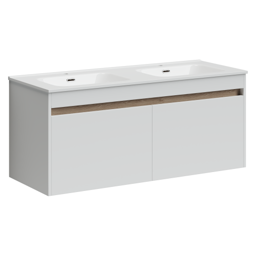 Тумба под раковину Sancos Smart SM120-2W 120х50 подвесная цвет белый