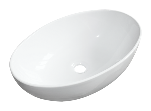 Раковина мебельная из сантехнического фарфора Sanita Luxe Ringo 53 RNGSLWB01 50х40 накладная цвет белый