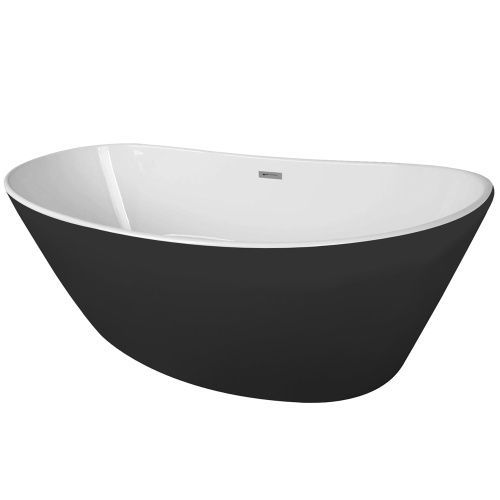 Ванна акриловая Azario EASTON AZ-1337B 180х80 отдельностоящая овальная с каркасом