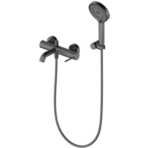 Смеситель для ванны Wonzon & Woghand Stick WW-88639017-BGM настенный серый