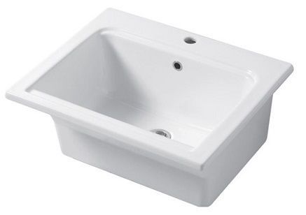 Раковина керамическая Disegno Ceramica Landscape LP06151101 60х50 накладная цвет белый