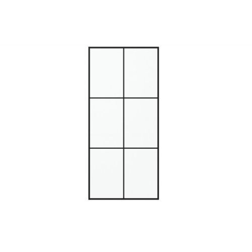 Душевая перегородка Bravat Blackline BG090.5413B 90х195 стекло прозрачное профиль черный