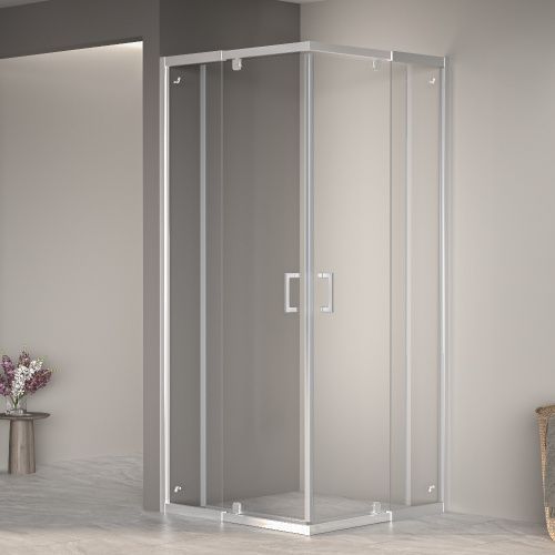 Душевой уголок RGW Passage 350803888-11 80х80 стекло прозрачное профиль хром без поддона