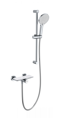 Душевой гарнитур Wonzon & Woghand  WW-B2052-A-CR настенный хром