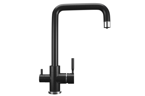 Смеситель для кухни Ulgran Classic U-019-344 на мойку черный