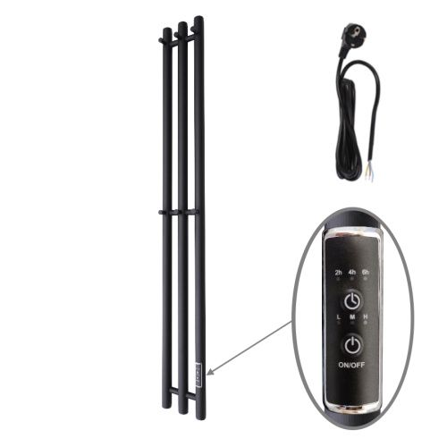 Полотенцесушитель электрический Маргроид Inaro Inaro-15012-1049-9005R 15х150 черный