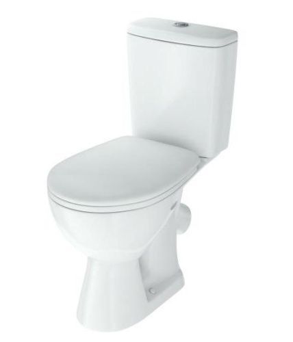 Унитаз-компакт напольный с бачком Rosa Стиль Вн УнК055 белый с сиденьем микролифт каскадный смыв