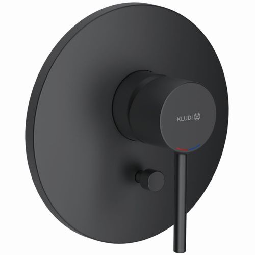 Смеситель Kludi BOZZ 386503976 встраиваемый в стену черный