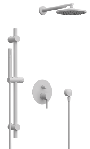 Душевая система Remer X Style X09S01OBO встраиваемая в стену цвет белый