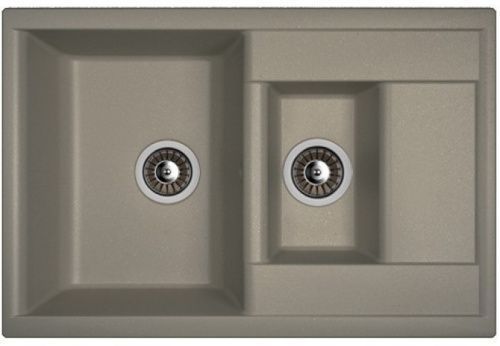 Кухонная мойка Dr.Gans Астра 760К 25.065.D0760.410 75х50 цвет серый поверхность матовая