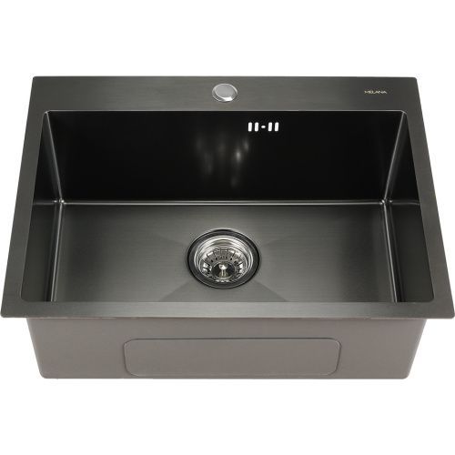Кухонная мойка Melana ProfLine D6045HB графит 60х45 цвет серый поверхность брашированная