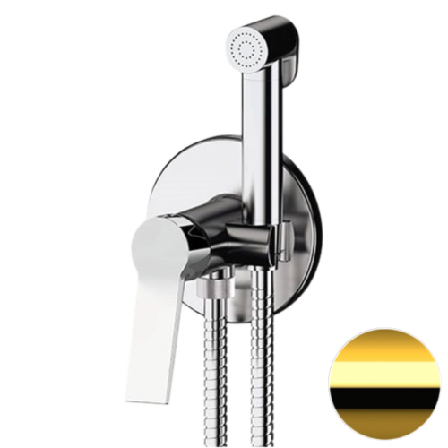Гигиенический душ со смесителем Remer SL65WDO золото