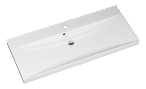 Раковина мебельная из искусственного камня Misty D4019 105 Р-Мис14105-4019Д 100х50 накладная цвет белый