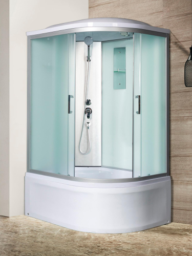 Душевая кабина River DESNA 10000006161 120х90 асимметричная с крышей ориентация левая