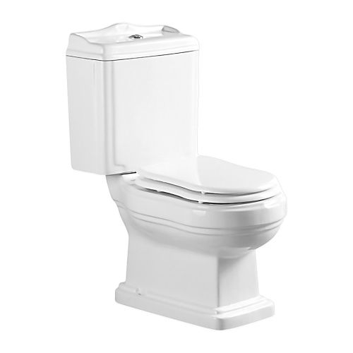 Унитаз-компакт напольный с бачком Azario LORETTI AZ-239 белый с сиденьем микролифт