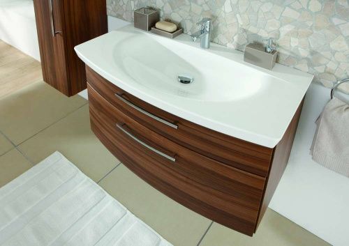 Раковина из искусственного камня Puris Classic line SWM6290B1 90х50 накладная цвет белый 1 отверстие под смеситель