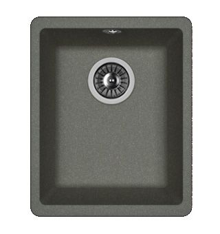 Кухонная мойка Florentina Вега 300 22.305.A0300.102 40х35 цвет черный поверхность матовая