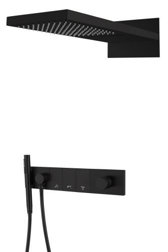 Душевая система Boheme Zodiac 132-B встраиваемая в стену цвет черный