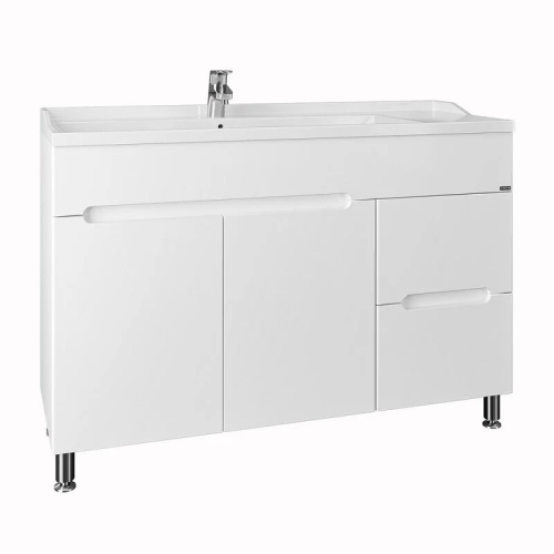Тумба под раковину СанТа Лондон 224031 120х40 напольная цвет белый