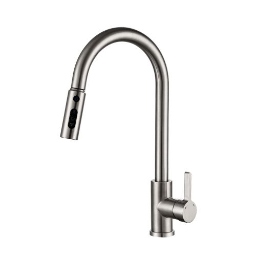 Смеситель для кухни Tokito AISAI TOK-AIS-1023SS на мойку нержавеющая сталь