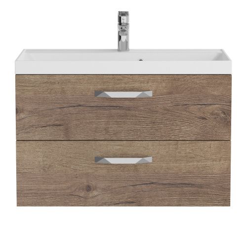 Тумба под раковину BelBagno Aurora AURORA-800-2C-SO-RT 80х40 подвесная цвет коричневый