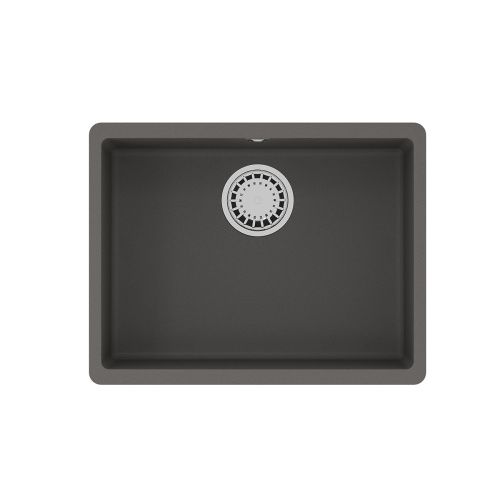 Кухонная мойка LeMark Sinara 540-u 9910077 55х40 цвет серый поверхность матовая