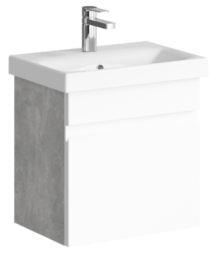 Тумба под раковину Aqwella Y SRT0105BS 50х30 подвесная цвет серый