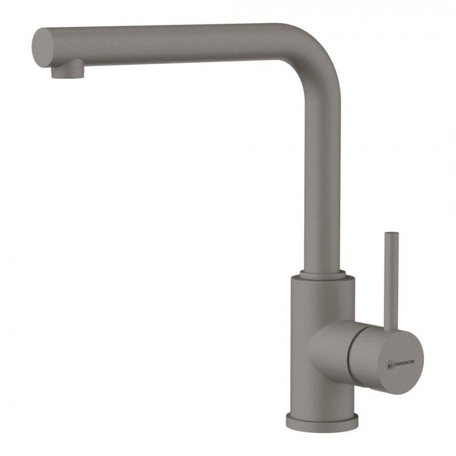 Смеситель для кухни Omoikiri Nakagawa-P 4974318 на мойку серый