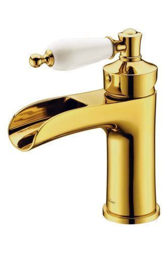 Смеситель Boheme Vogue 211 на раковину золото