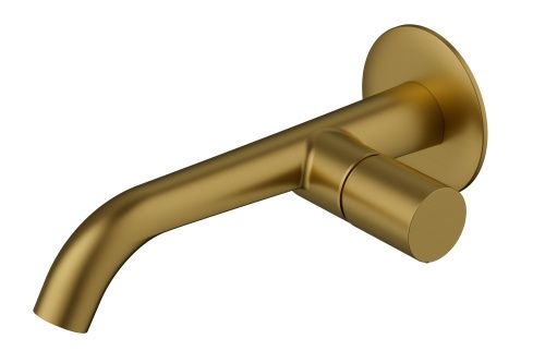 Смеситель для раковины AltroBagno Bilancia AltroBagnoBilancia010802BG встраиваемый в стену золото