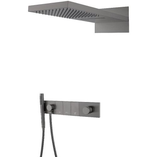 Душевая система Boheme Zodiac 132-GM встраиваемая в стену цвет серый