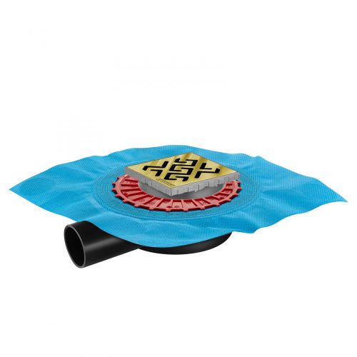 Душевой трап Berges ZENTRUM Antik 094364 20х20 бронза