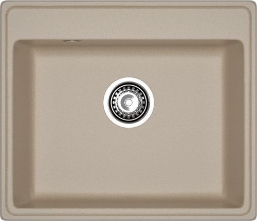 Кухонная мойка Granfest Vertex V-580 песочный 60х50 цвет бежевый поверхность матовая