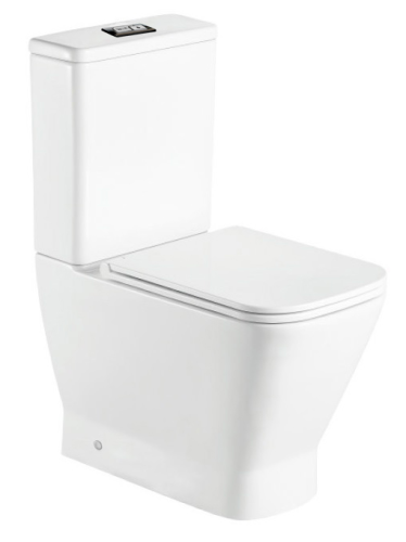 Унитаз напольный с бачком WeltWasser WW SK WW ROTBACH 011 GL-WT (10000012211) белый с сиденьем микролифт безободковый смыв торнадо