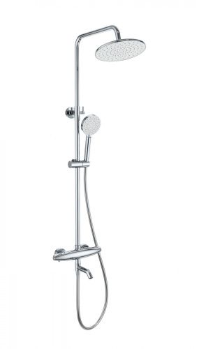 Душевая стойка Wonzon & Woghand Capsule WW-B3031-A-CR настенная цвет хром с термостатом