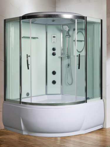 Душевой бокс WeltWasser WW500 10000003290 135х135 стекло прозрачное профиль хром