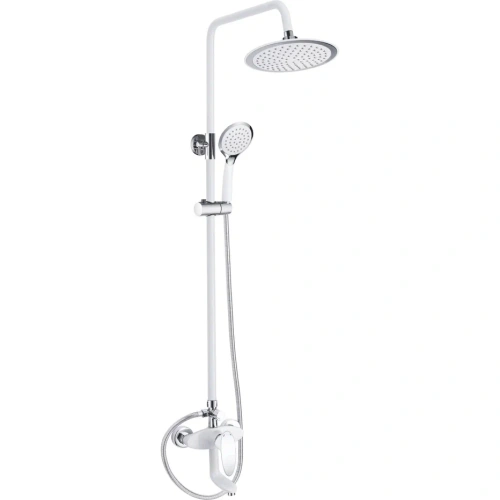 Душевая стойка Shevanik S9836F настенная цвет белый