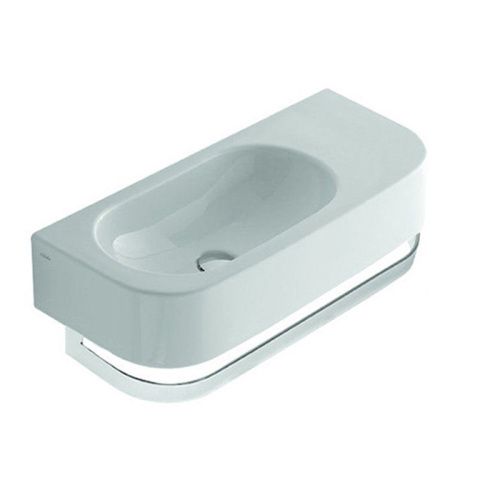 Раковина керамическая Globo Forty3 SCT55.BI*0 60х30 подвесная цвет белый без отверстий под смеситель