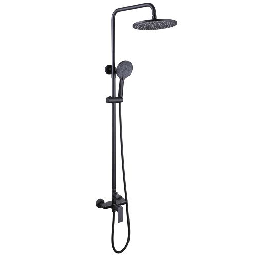 Душевая стойка Abber AF8020B настенная цвет черный